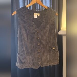 Soft gray vest size 8:The Territory Ahead